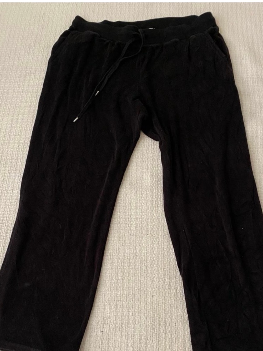 Michael Kors Black Cozy Loungewear Pants